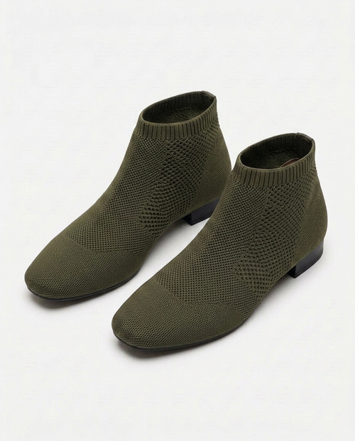 Céline Knit Ankle Boot | Emory & Blanc