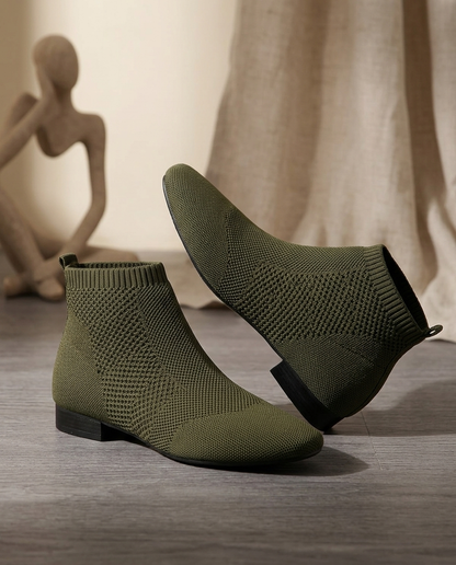 Céline Knit Ankle Boot | Emory & Blanc
