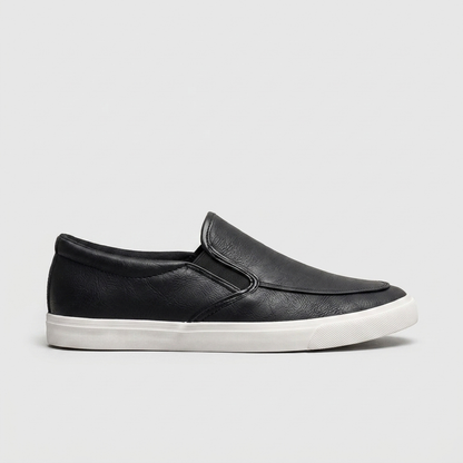 Céline Textured Slip-On — Black | Emory & Blanc