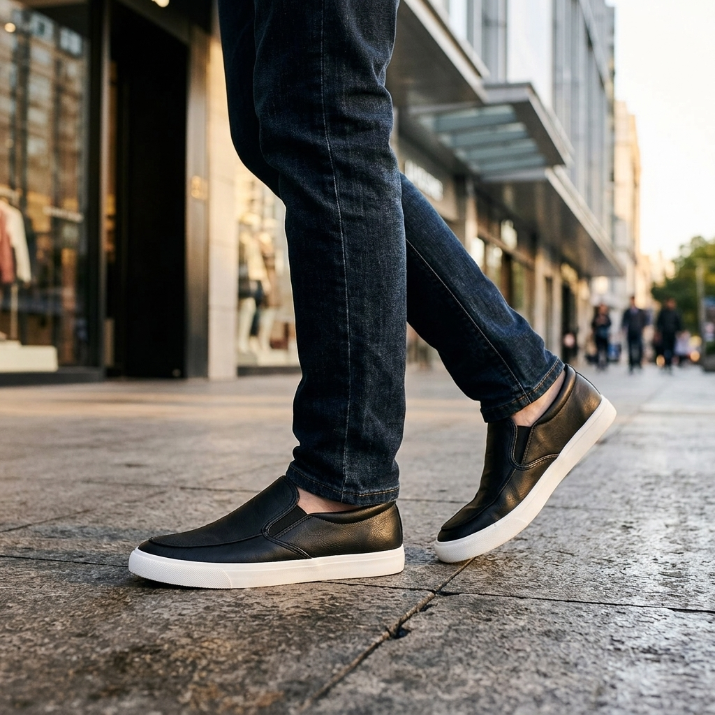 Céline Textured Slip-On | Emory & Blanc