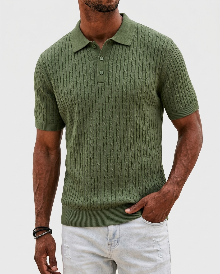 Cable Knit Polo - shopify_variant_image 10
