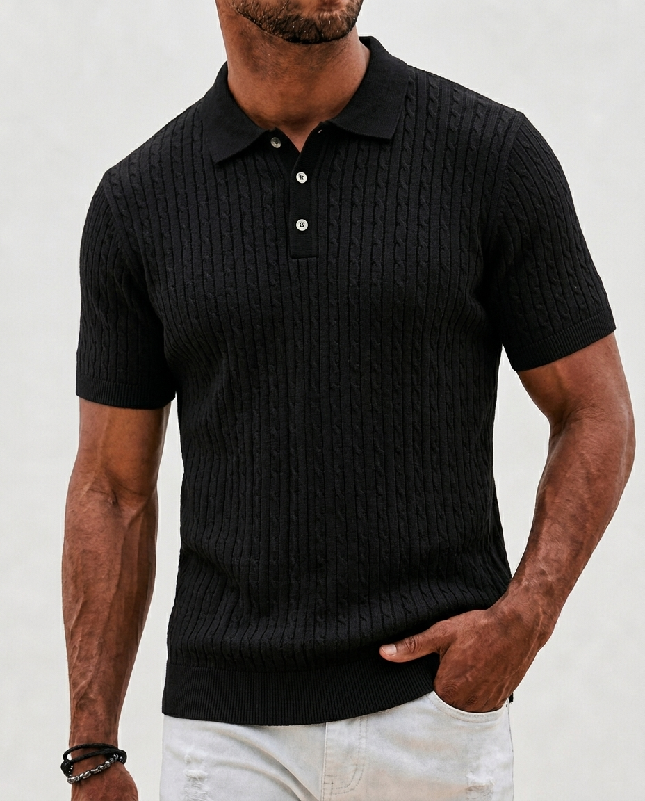 Cable Knit Polo - shopify_variant_image 7
