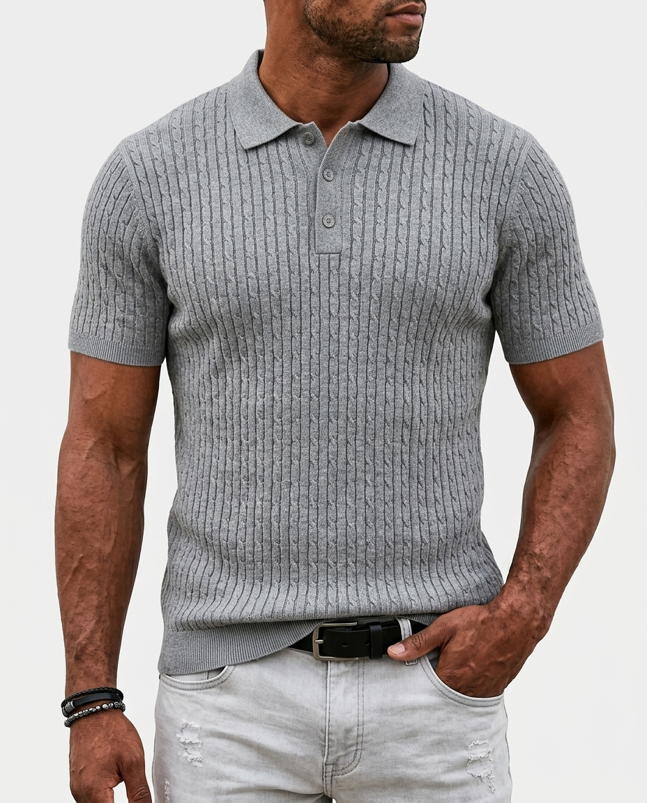 Cable Knit Polo - shopify_variant_image 8