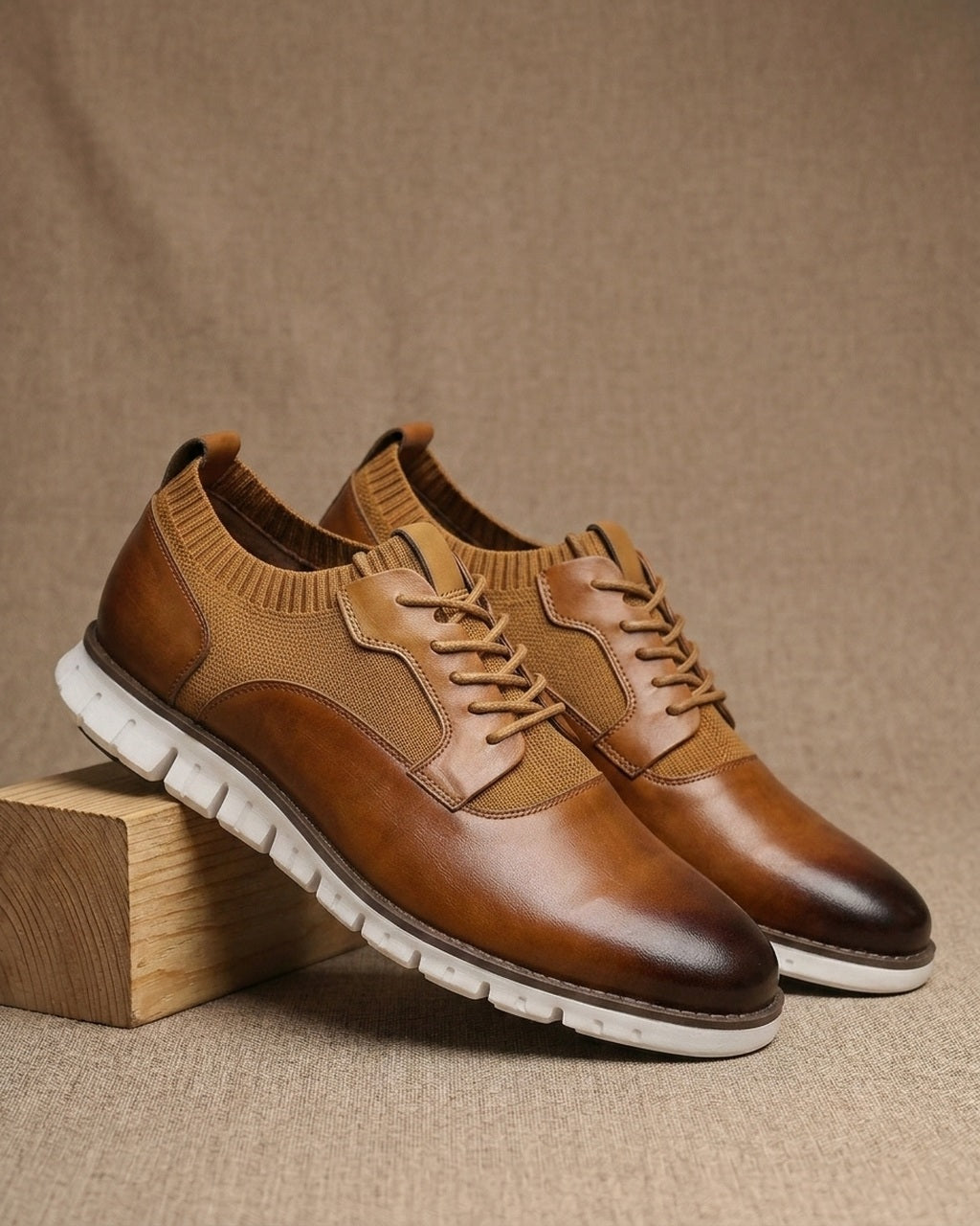 Emory & Blanc Cambridge Sneaker Chestnut continental-style variant image