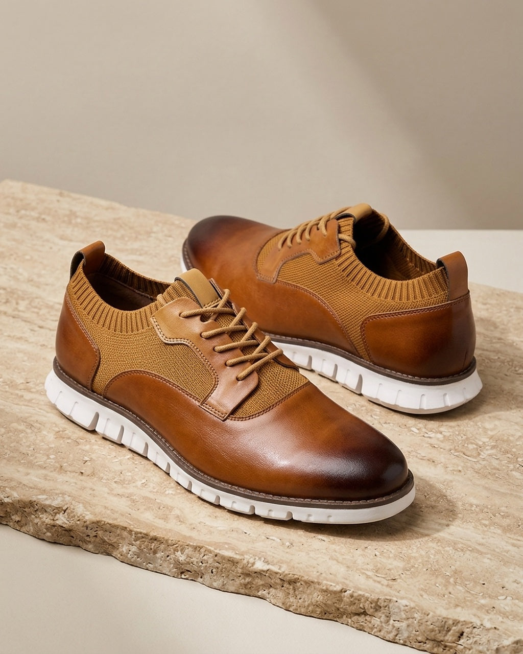 Cambridge Sneaker Chestnut Emory & Blanc image 04