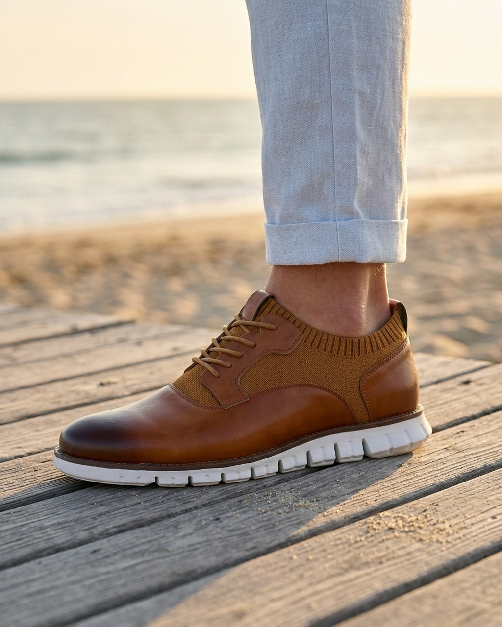 Cambridge Sneaker Chestnut Emory & Blanc image 08
