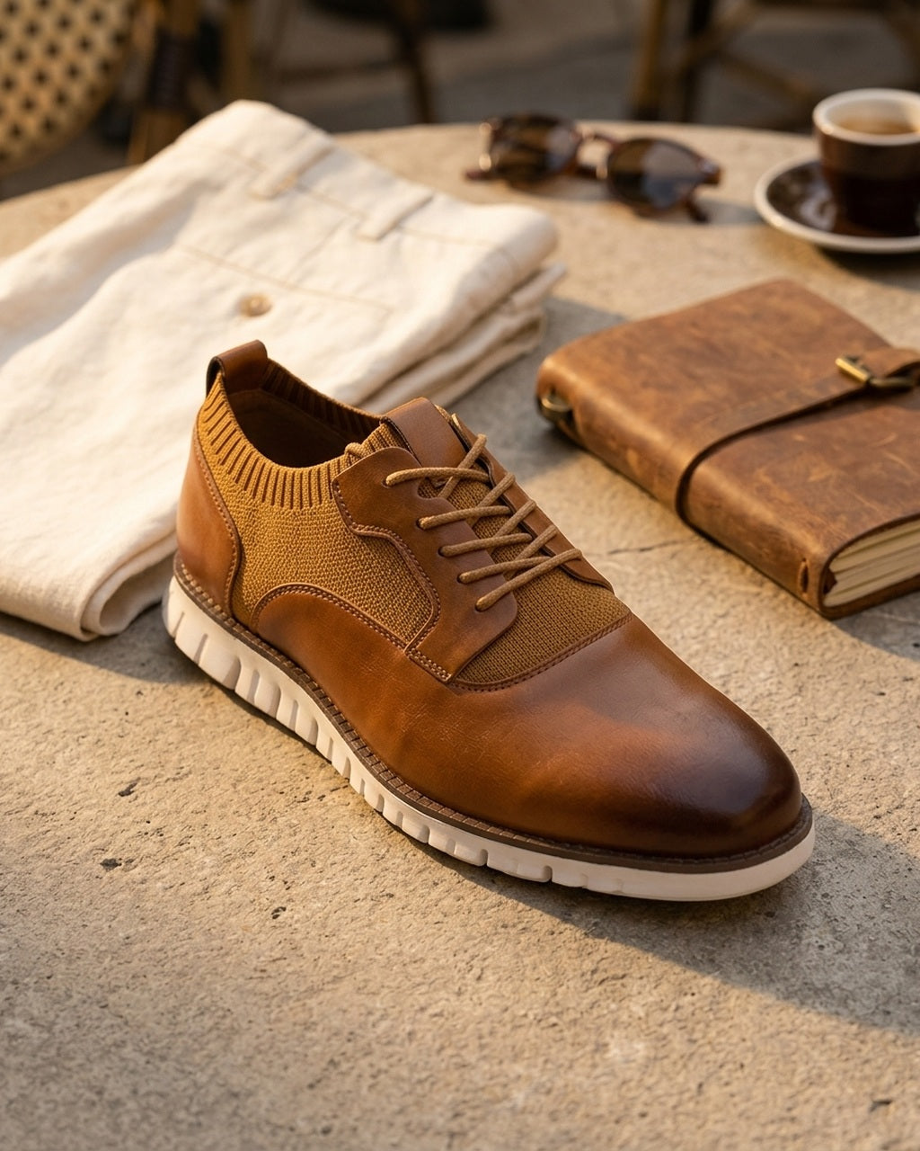 Cambridge Sneaker Chestnut Emory & Blanc image 06