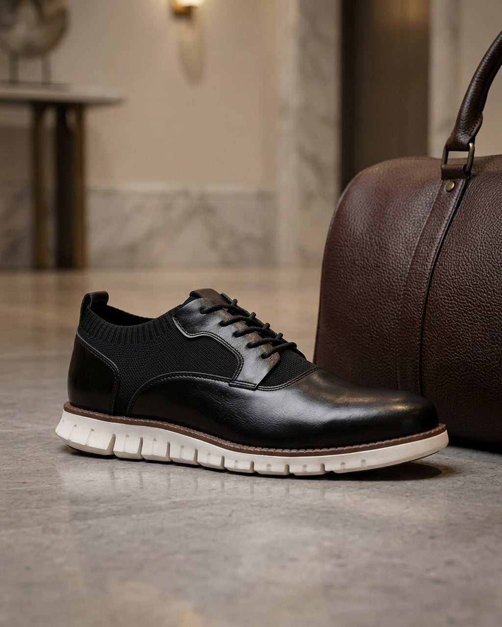 Cambridge Sneaker Cambridge Black Emory & Blanc image 07