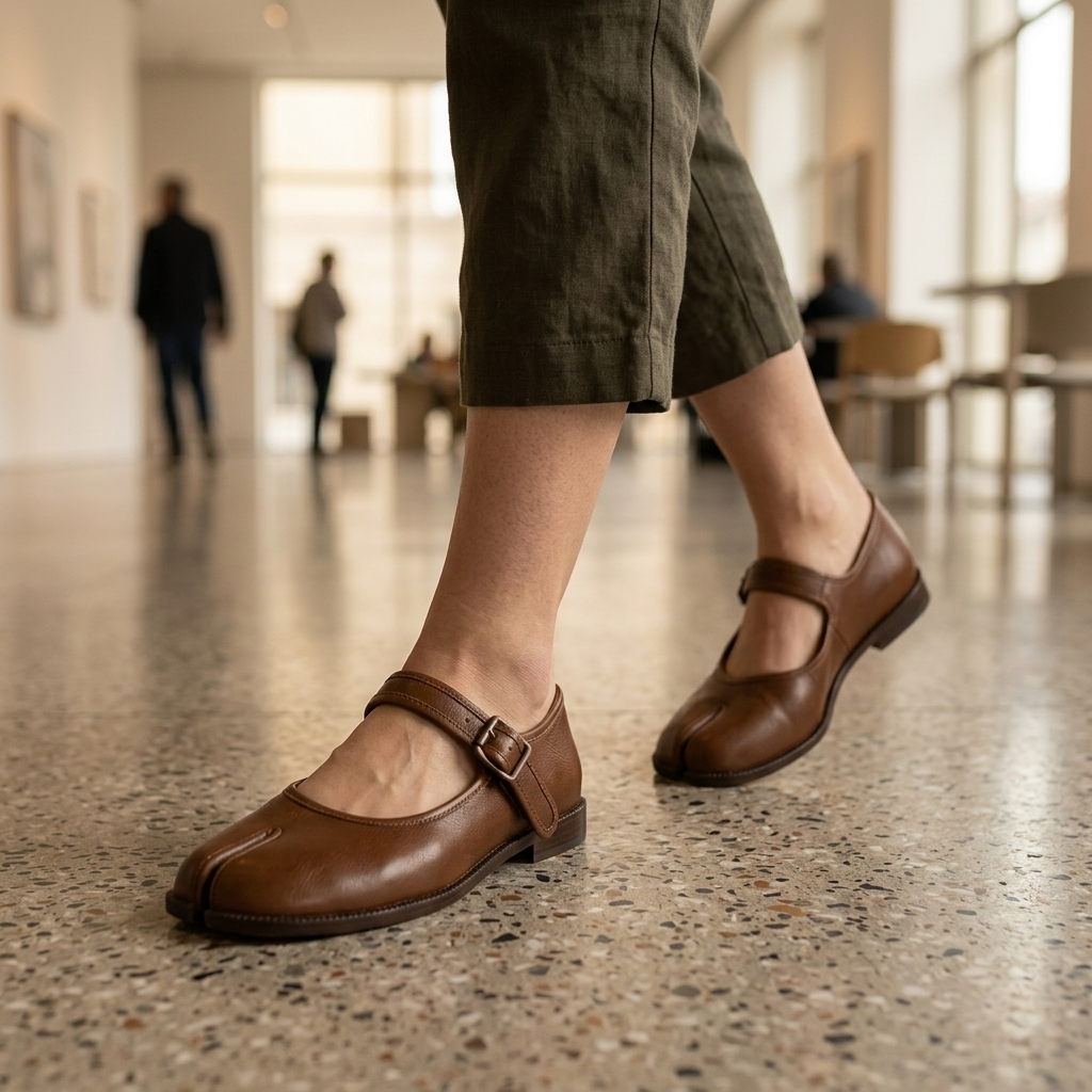 Camden Split-Toe Mary Jane | Emory & Blanc