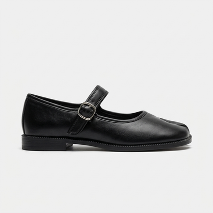 Camden Split-Toe Mary Jane — Black | Emory & Blanc