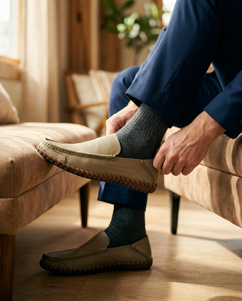 Camille Whipstitch Loafer | Emory & Blanc