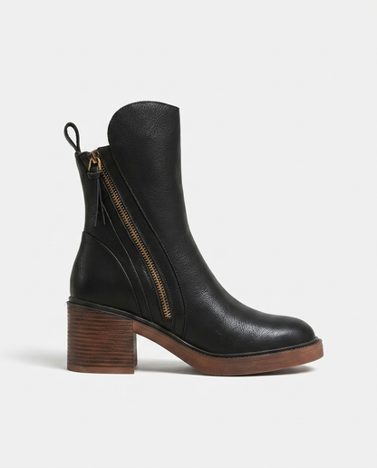 Capri Side-Zip Boot — Black | Emory & Blanc