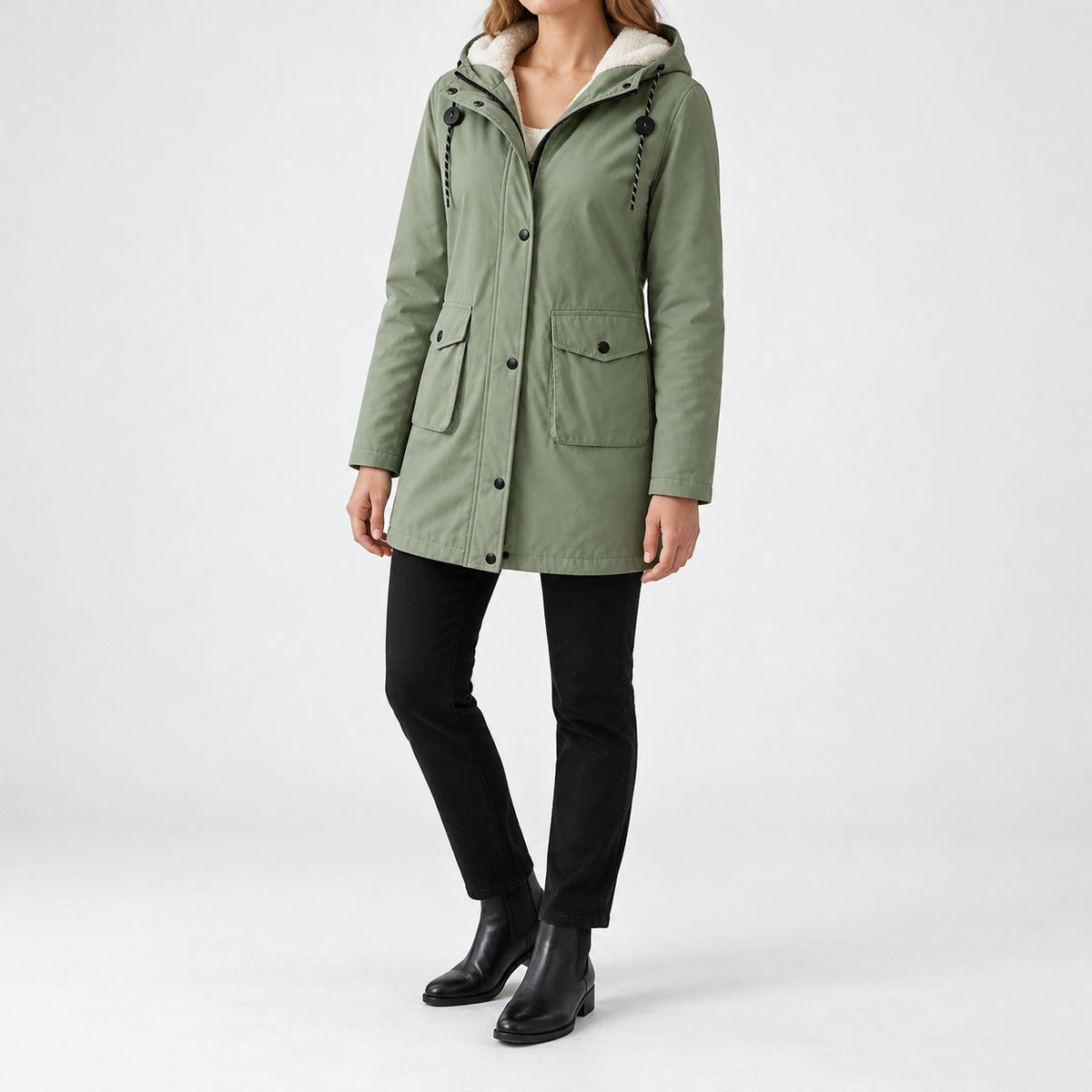 Carmella Cozy Hooded Parka | Emory & Blanc