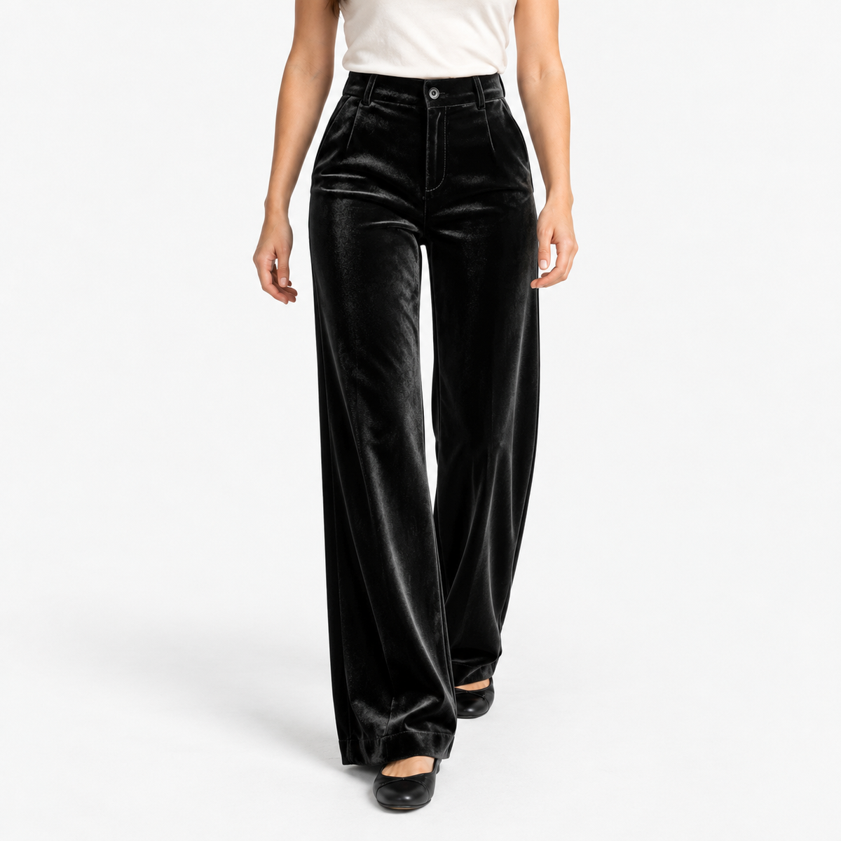 Celestine Soft Wide Leg Pants, High Waist | Emory & Blanc