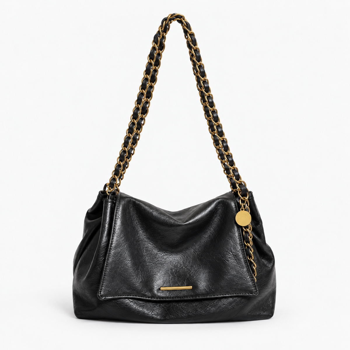 Claudine Soft Chain Shoulder Bag | Emory & Blanc