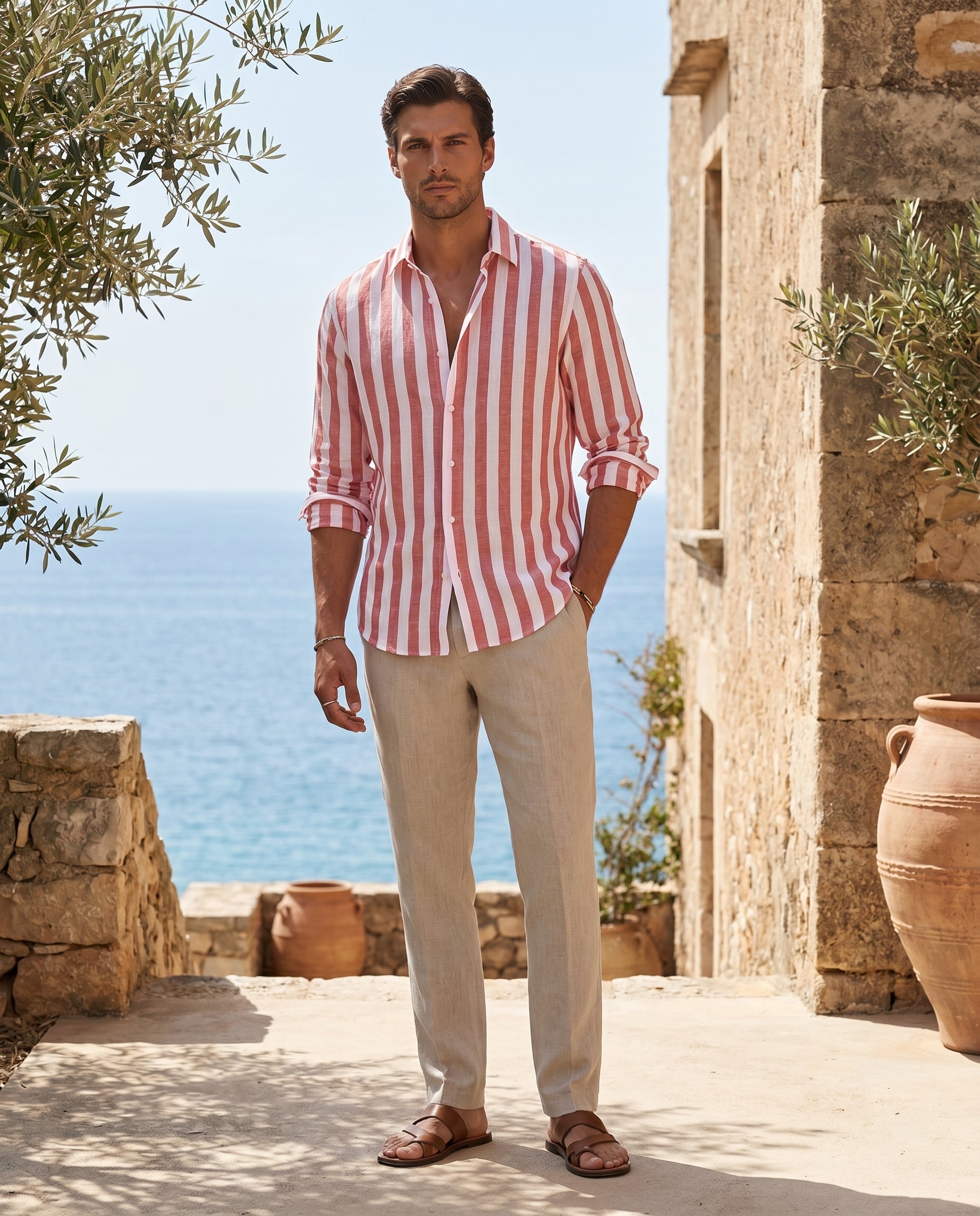 Coastline Button-Up premium brickline editorial