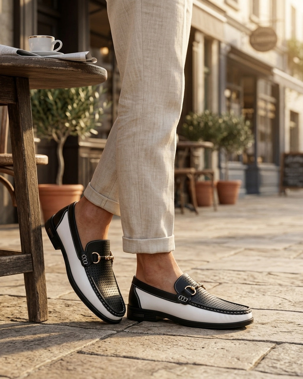 Emory & Blanc continental loafer lifestyle 01