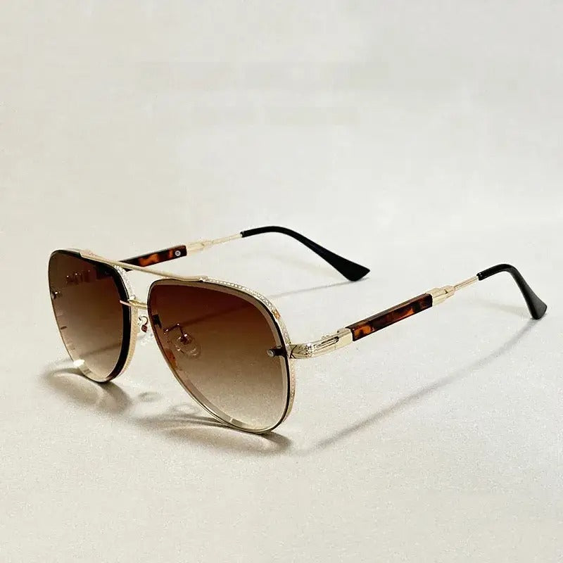 Crosby Lightweight Gradient Aviator Sunglasses | Emory & Blanc