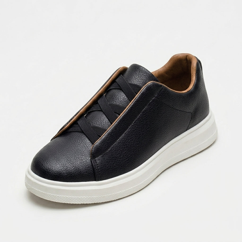 Cross-Band Slip-On Sneaker