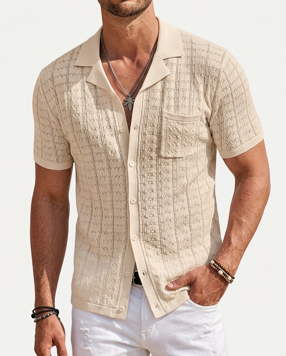 Cuban Collar Knit Polo - shopify_variant_image 9