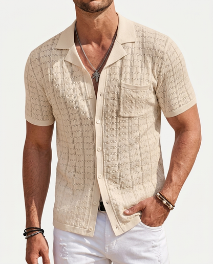 Cuban Collar Knit Polo - shopify_variant_image 9
