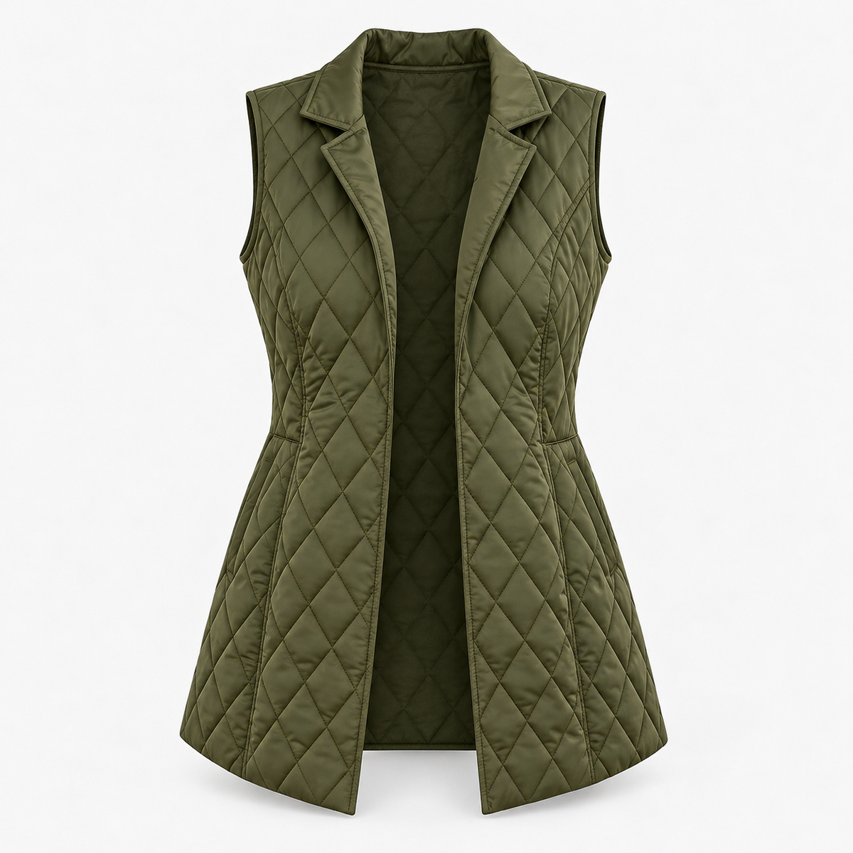 Delaine Lightweight Diamond-Quilted Vest | Emory & Blanc