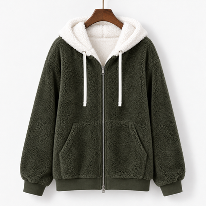 Delancey Comfort Hooded Zip Jacket | Emory & Blanc