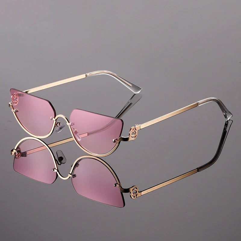 Delara Lightweight Cat-Eye Sunglasses — Pink | Emory & Blanc
