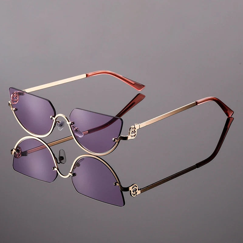 Delara Lightweight Cat-Eye Sunglasses — Purple | Emory & Blanc