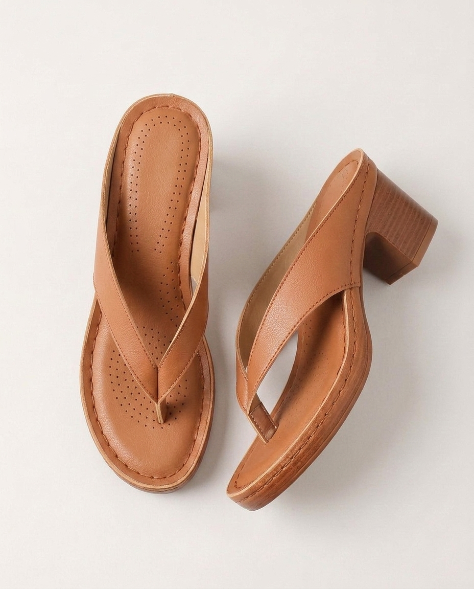Delphine Contoured Sandal | Emory & Blanc