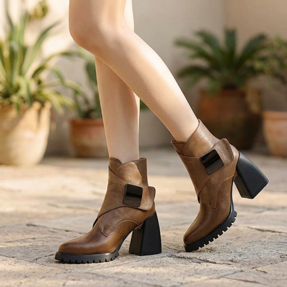 Delphine Wrap Buckle Boot | Emory & Blanc