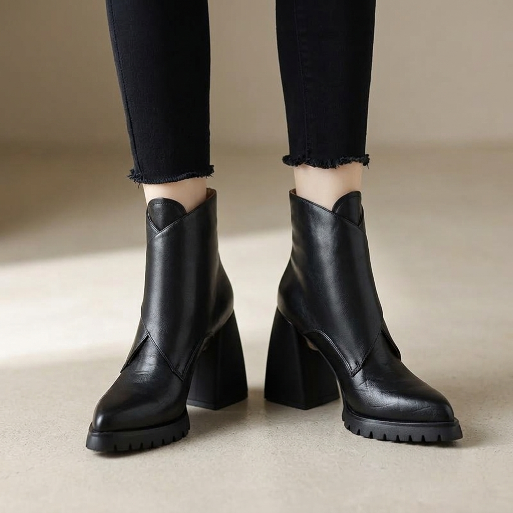 Delphine Wrap Buckle Boot | Emory & Blanc