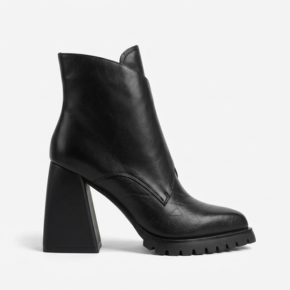 Delphine Wrap Buckle Boot — Black | Emory & Blanc