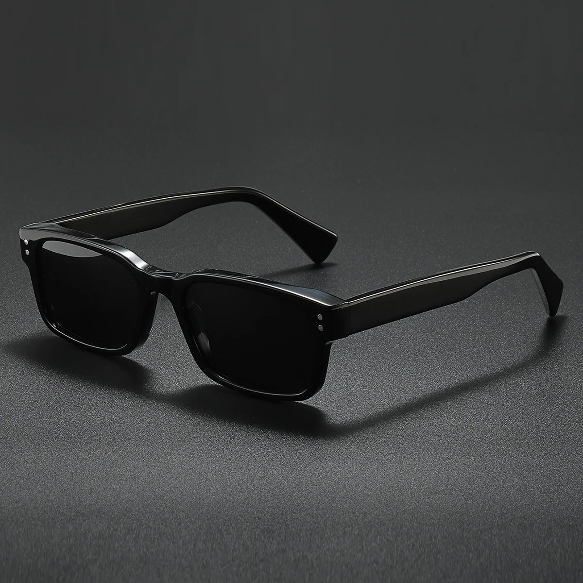 Eamon Everyday Square Sunglasses — Black | Emory & Blanc