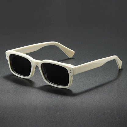 Eamon Everyday Square Sunglasses — Off White | Emory & Blanc
