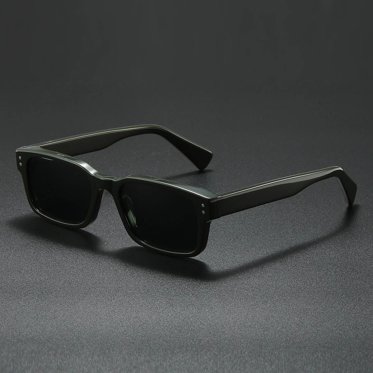Eamon Everyday Square Sunglasses — Olive Green | Emory & Blanc