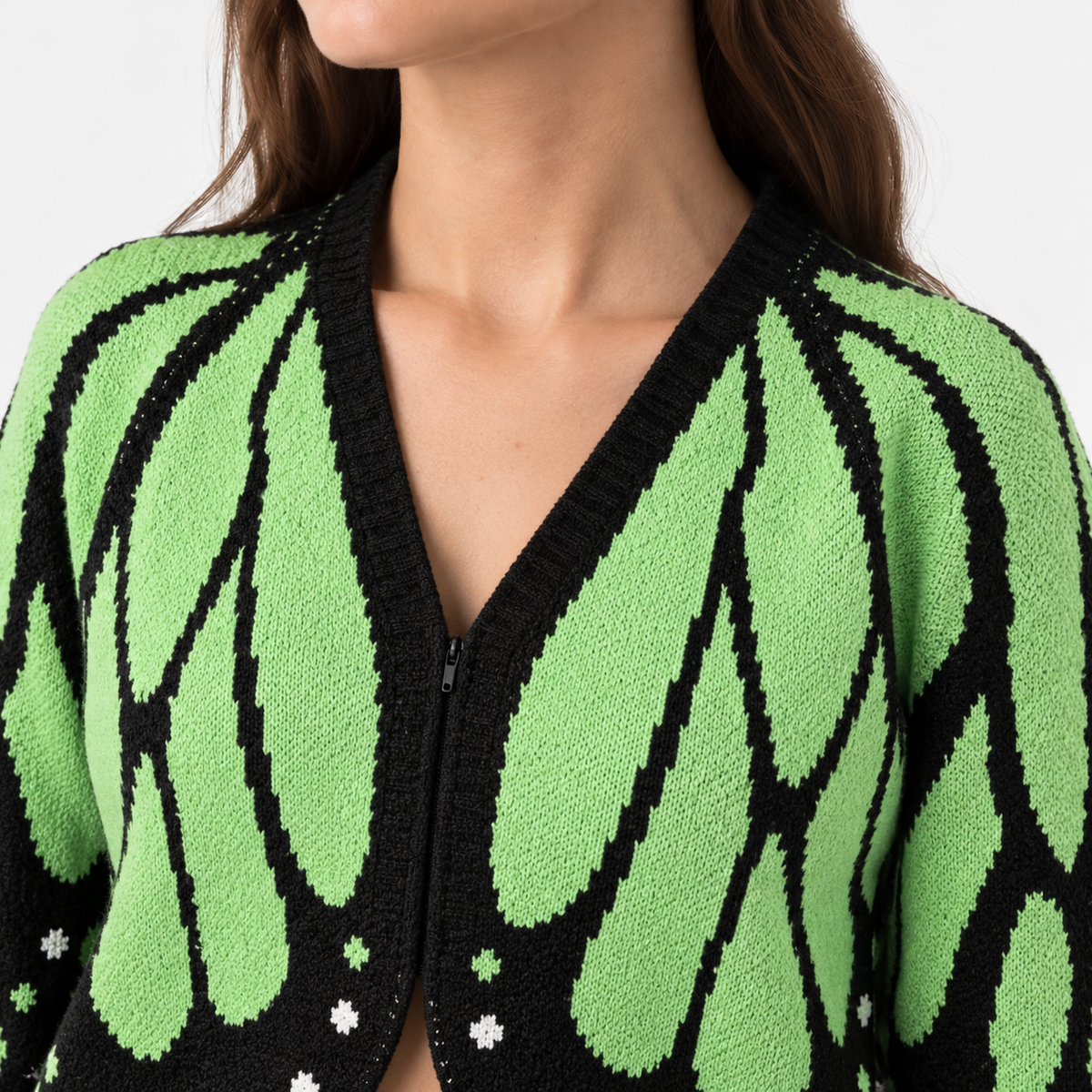 Eliane Cozy Cropped Zip Cardigan | Emory & Blanc
