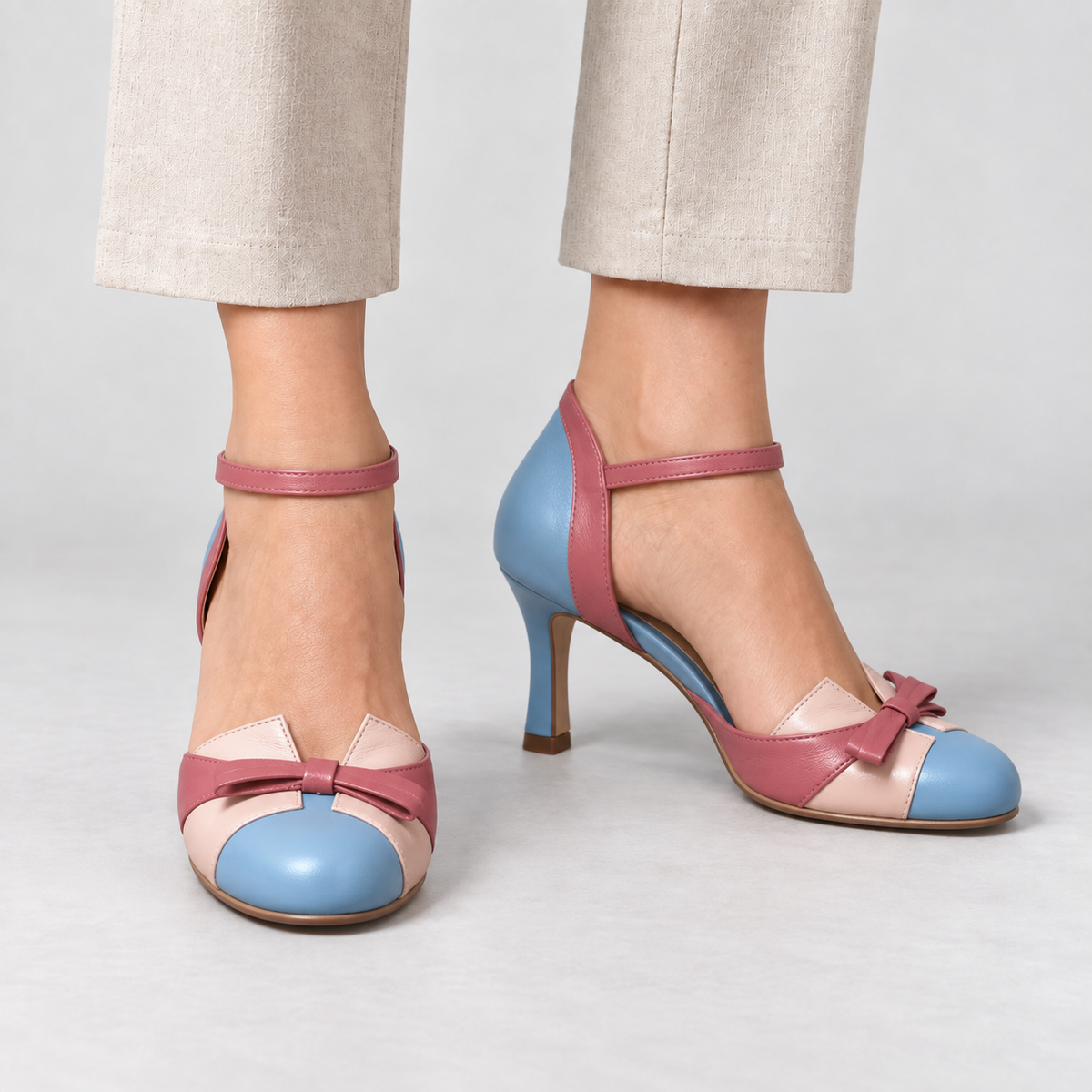 Eliza Women's Everyday Comfort Shoes, Half Sizes — Blue | Emory & Blanc