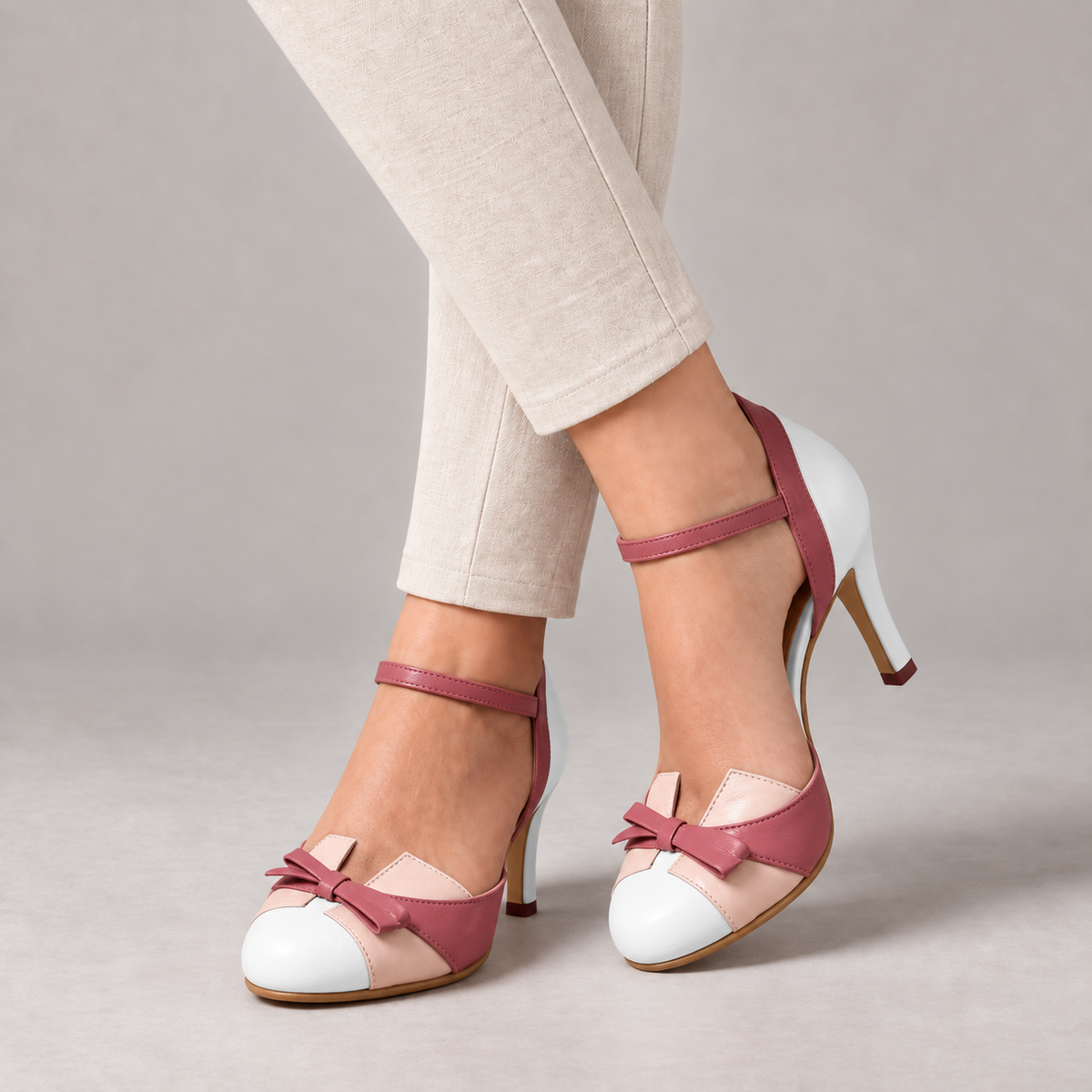 Eliza Women's Everyday Comfort Shoes, Half Sizes — White | Emory & Blanc