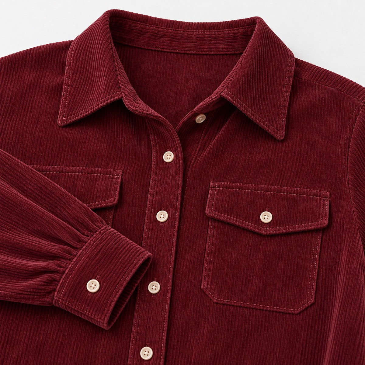Ellery Comfort Midi Shirt Dress, Chest Pockets | Emory & Blanc