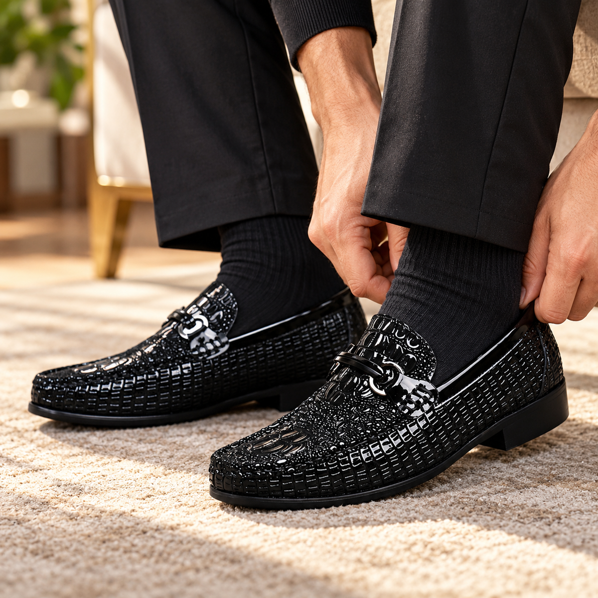 Ellison Leather Slip-On Loafers | Emory & Blanc
