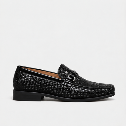 Ellison Leather Slip-On Loafers — Black | Emory & Blanc