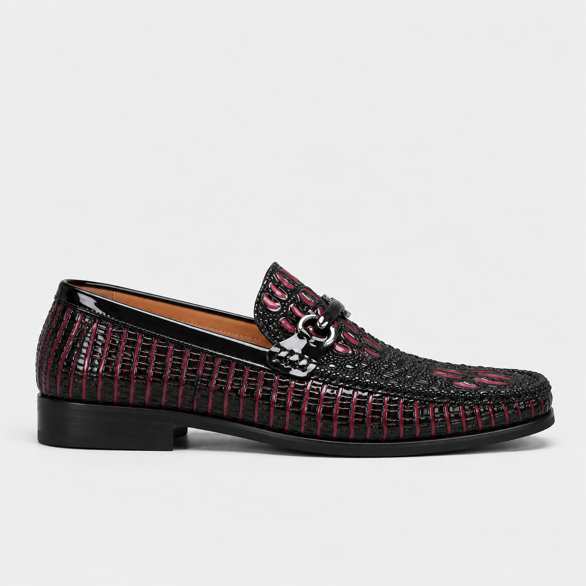 Ellison Leather Slip-On Loafers — Burgundy | Emory & Blanc