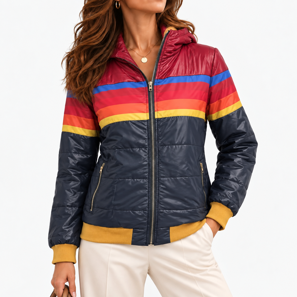 Elodie Women's Breathable Casual Shirt — Navy | Emory & Blanc
