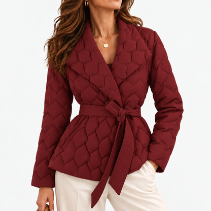 Elodie Women's Lightweight Shirt, Relaxed Fit — Burgundy | Emory & Blanc