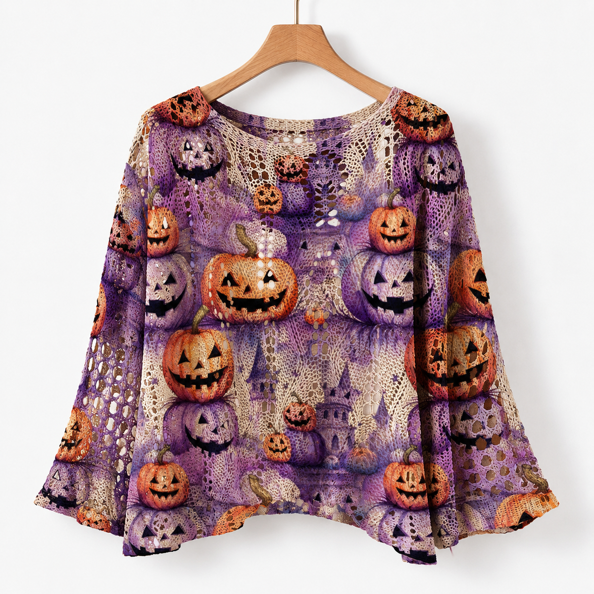 Elora Stretch Halloween Knit Top | Emory & Blanc