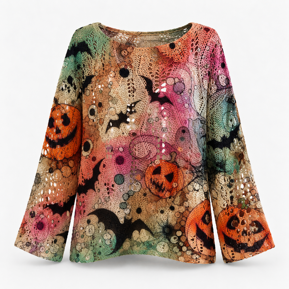 Elora Stretch Halloween Knit Top | Emory & Blanc