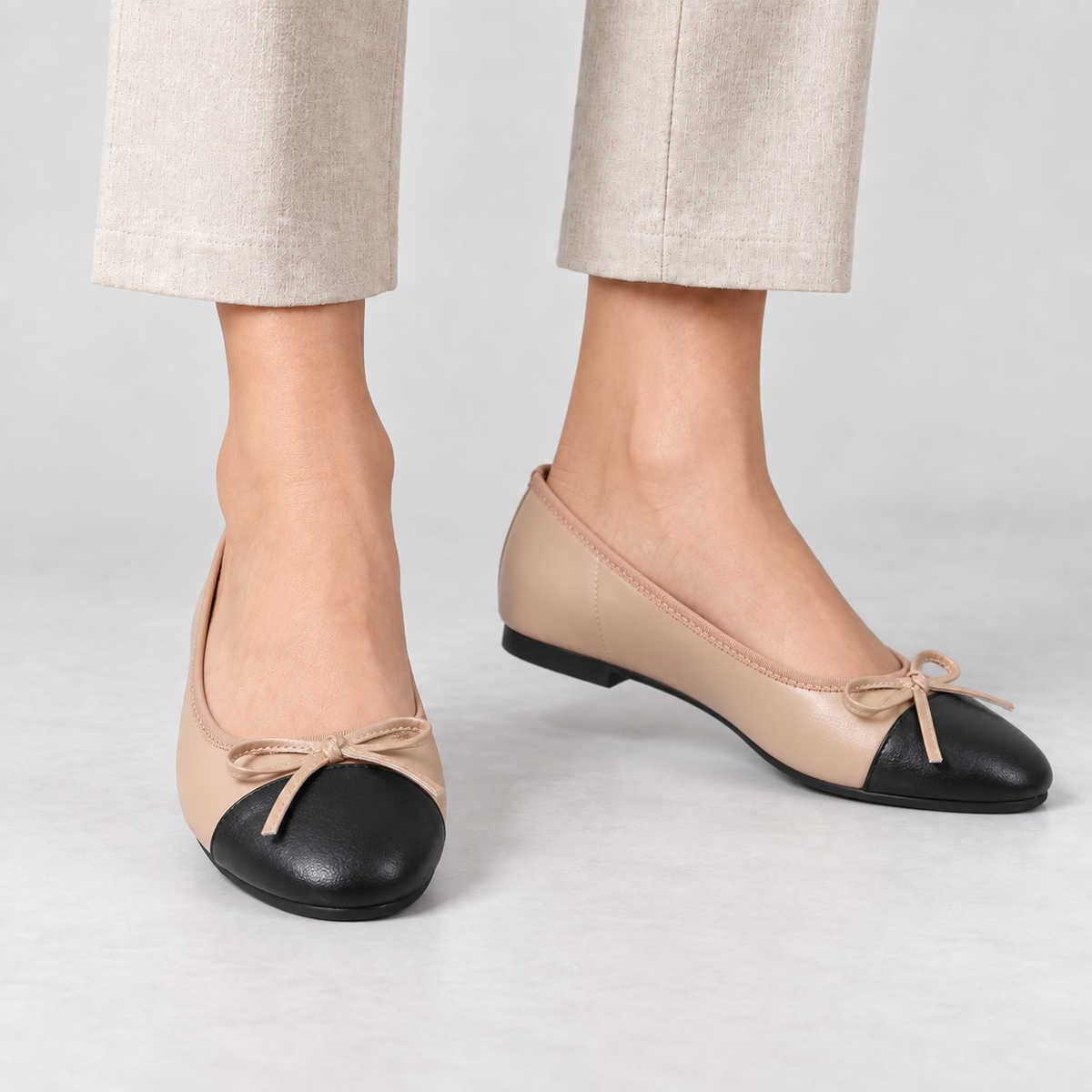 Elowen Women's Cushioned Shoes, Sizes 3.5–13.5 — Beige | Emory & Blanc