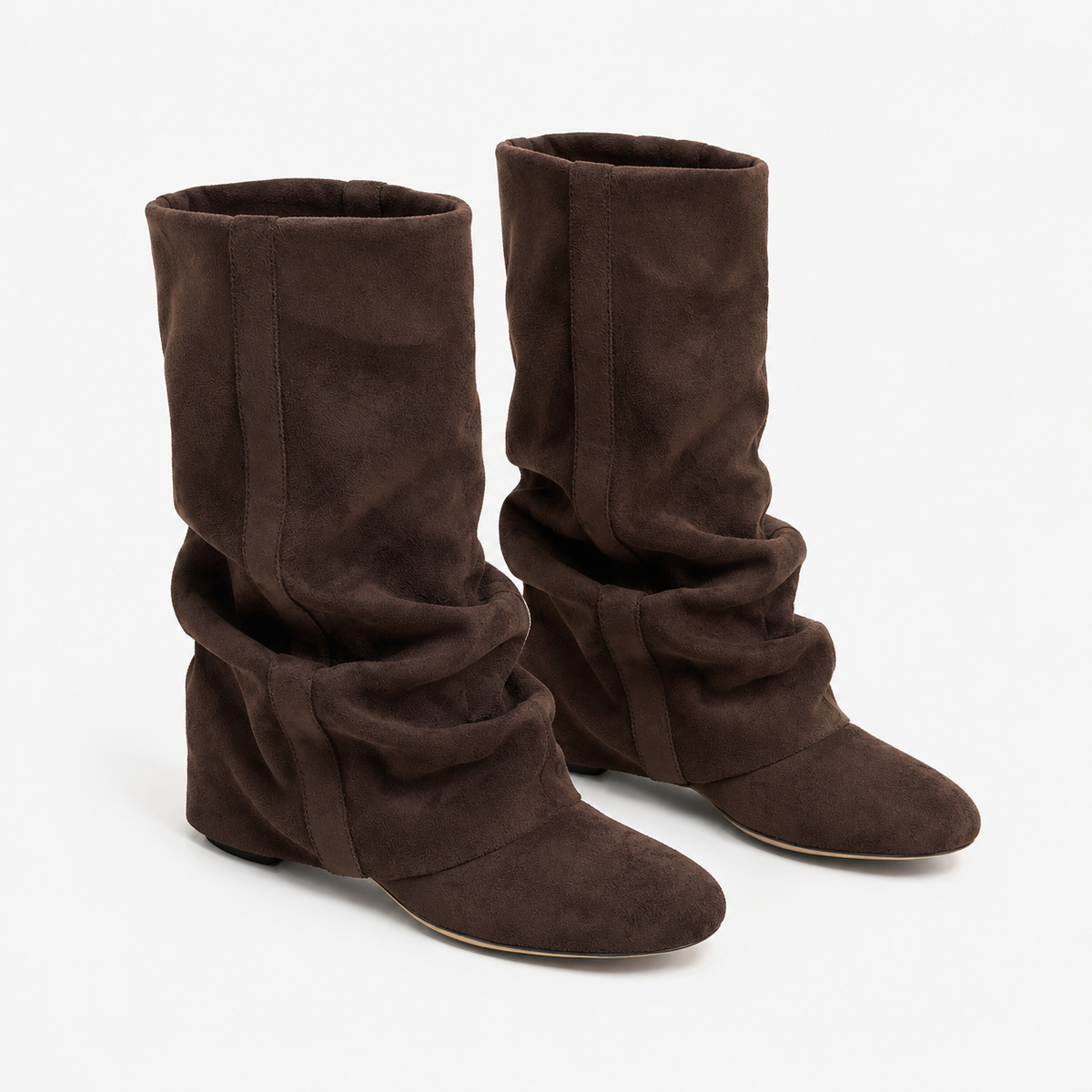 Elsine Soft Slouchy Mid-Calf Boots | Emory & Blanc