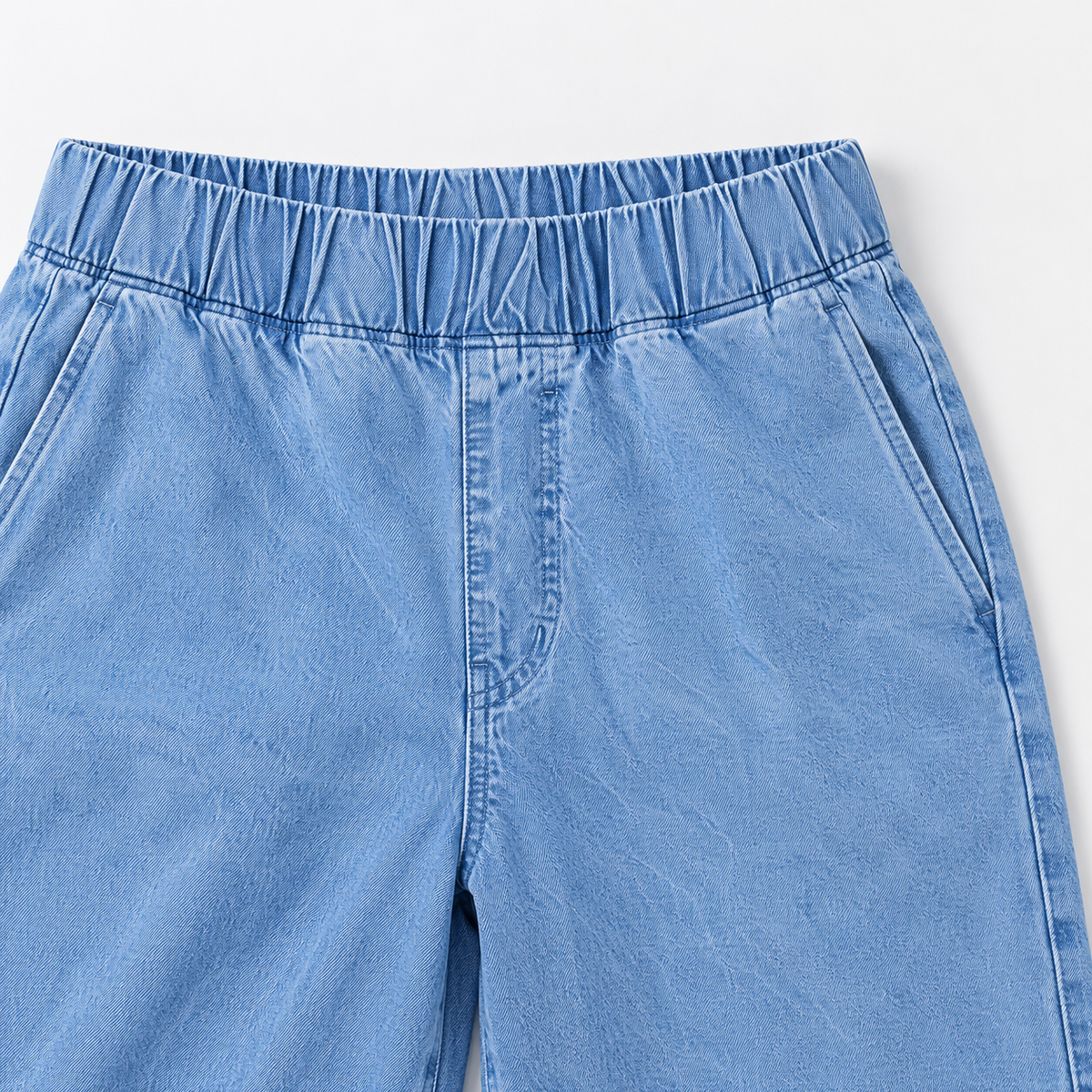Estella Comfort Wide Leg Jeans, Pull-On Waist | Emory & Blanc